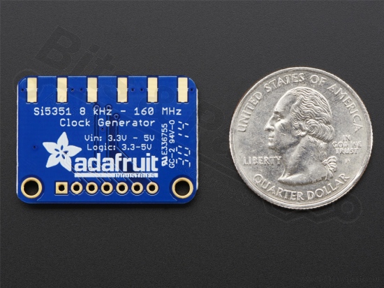 Clock generator - Si5351A Breakout - 8KHz to 160MHz - Adafruit 2045